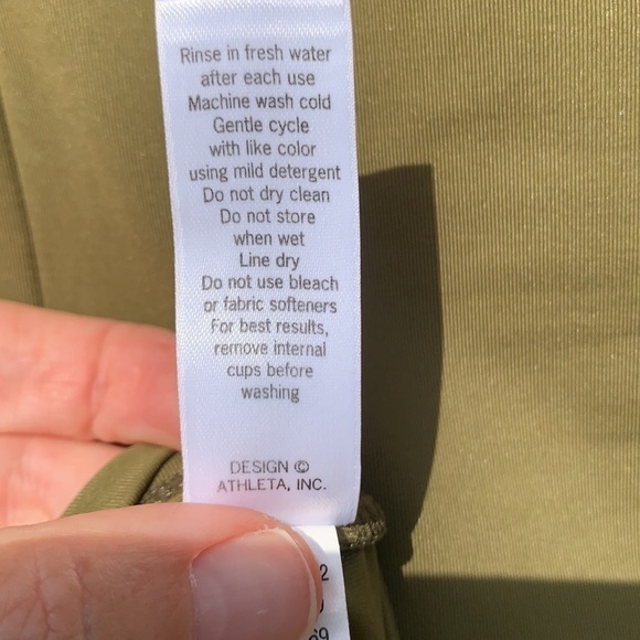 ATHLETA Kokomo Olive Green Dress - Picture 14 of 16